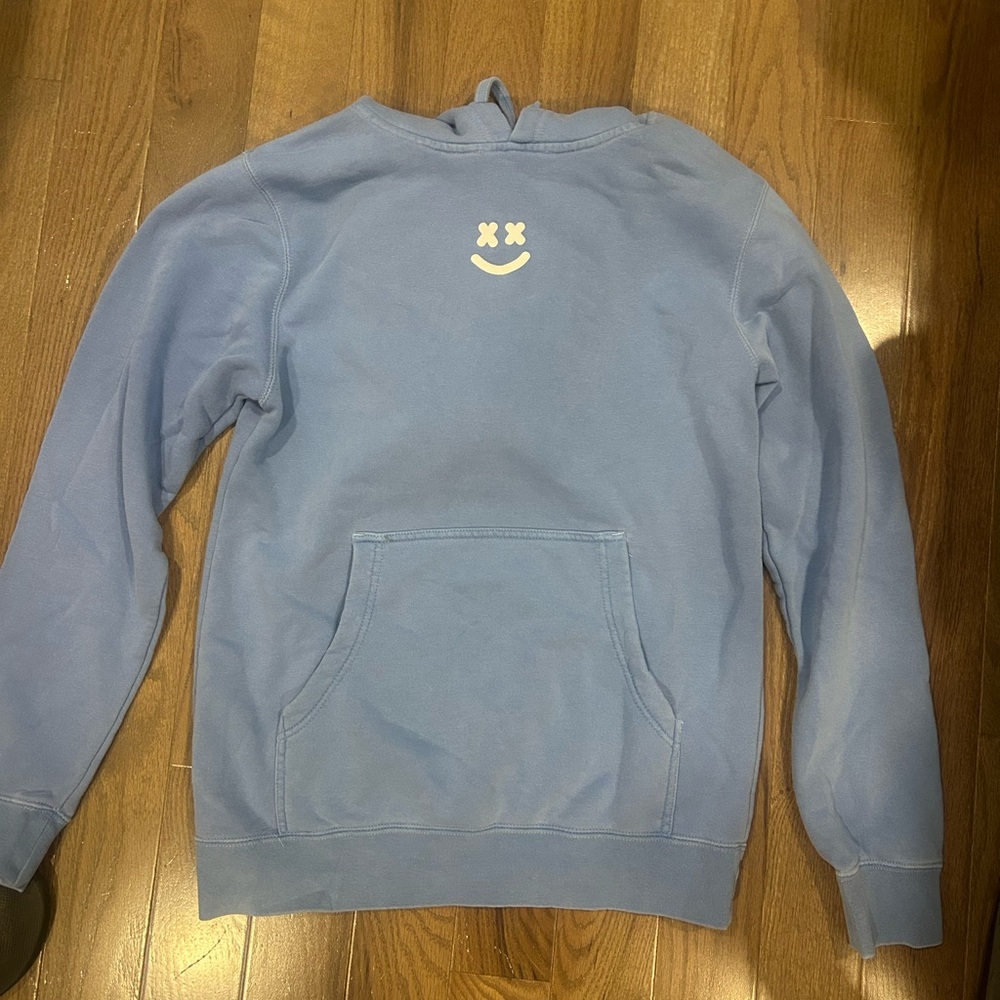 light blue barstool sports hoodie